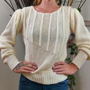 Vintage White Sweater